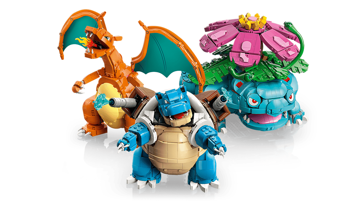 LEGO Venusaur, Charizard & Blastoise