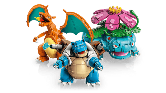 LEGO Venusaur, Charizard & Blastoise