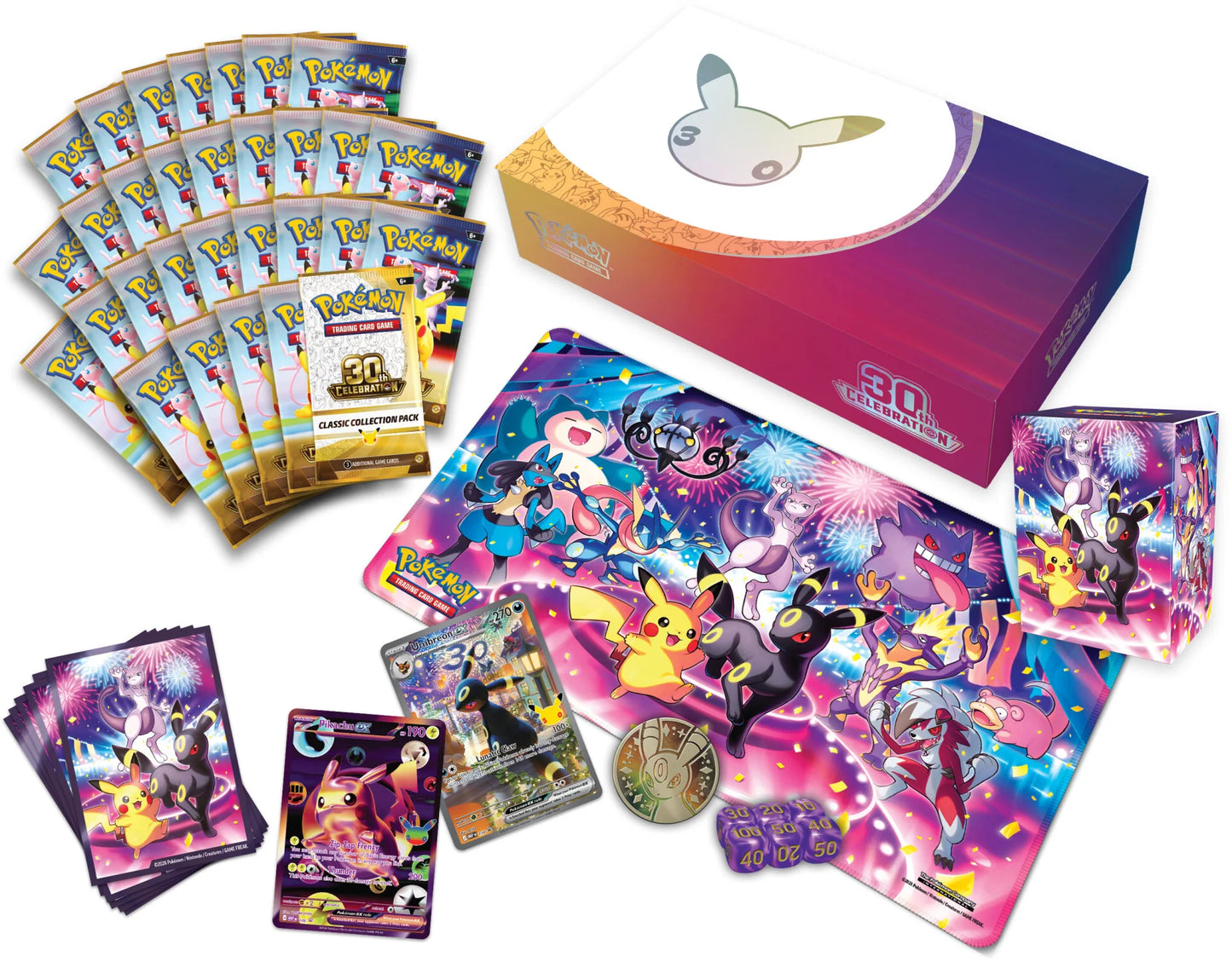 The Pokémon TCG: 30th Celebration Ultra-Premium Collection—Night